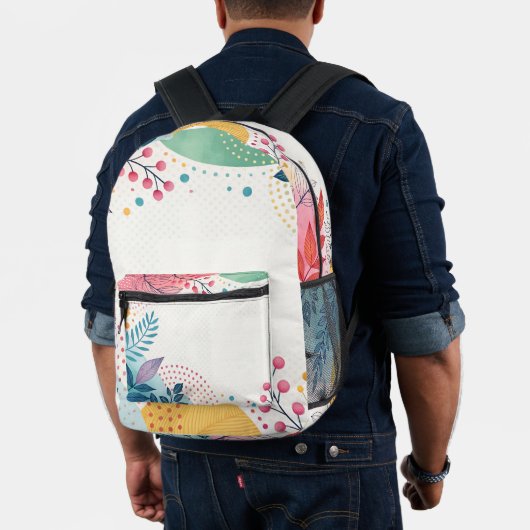 Watercolor Whimsy Bedruckter Rucksack (Insitu (Modell))