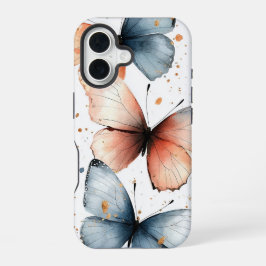 Watercolor Whimsy Flight Artistic Butterfly Case iPhone 16 Hülle