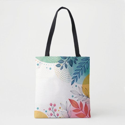 Watercolor Whimsy Tasche (Vorderseite)