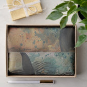 Watercolor Wild Black Horse Decoupage Seidenpapier (Geschenk)