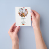 Watercolor Wild Blume Wedding Foto Wedding Foto Flyer (Gruppe)