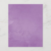 Watercolor Wild Blume Wedding Foto Wedding Foto Flyer (Hinten)