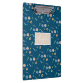 Watercolor Wild Florals Botanischer Event Designer Klemmbrett (Rechts)