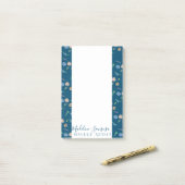 Watercolor Wild Florals Botanischer Event Designer Post-it Klebezettel (Auf Schreibtisch)