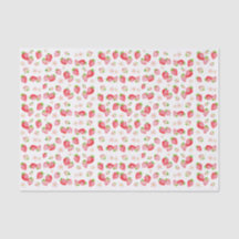 Watercolor Wild Strawberry Birthday