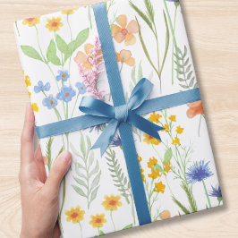 Watercolor Wildflower  Geschenkpapier