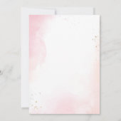  Watercolor wildflower graduation brunch invitatio Einladung (Rückseite)