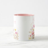 Watercolor Wildflower Meadow "Bloom" Tasse (Zentrum)
