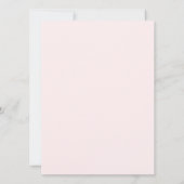 Watercolor Wildflowers 80th Birthday Invitation Einladung (Rückseite)