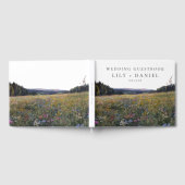 Watercolor Wildflowers Floral Meadow Wedding Gästebuch (Voll)