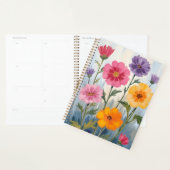Watercolor Wildflowers | Flower Field Painting Planer (Anzeige)