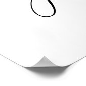 Watercolor Wine Bridal Shower Cards & Games Poster (Ecke)