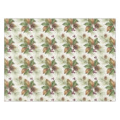 Watercolor Winter Botanical Pattern Tischdecke (Vorderseite (Horizontal))