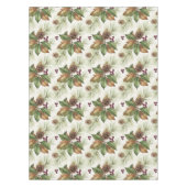 Watercolor Winter Botanical Pattern Tischdecke (Vorderseite)