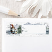 Watercolor Winter Christmas Gnome (Insitu)