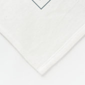 Watercolor Winter Christmas Gnome Fleecedecke (Ecke)