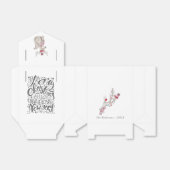 Watercolor Winter Fox Weihnachten Geschenkschachtel (Ungefaltet)