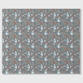 Watercolor Winter Geschenkpapier (Flach)