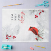 Watercolor Winter Kardinal Decoupage Seidenpapier (Basteln)