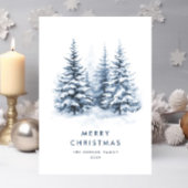 Watercolor Winter Landschaft Weihnachten