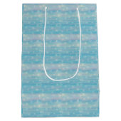 Watercolor Winter Pattern Mittlere Geschenktüte (Rückseite)