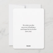 Watercolor Winter Rats Frohe Weihnachten (Rückseite)