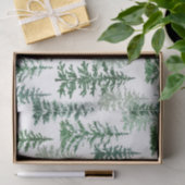 Watercolor Winter Weihnachtswald Seidenpapier (Geschenk)