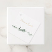 Watercolor Winterlandschaft Geschenkanhänger (Beispiel)