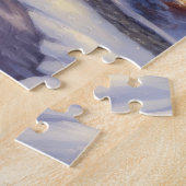 Watercolor Winterlandschaft Weihnachtsdorf Puzzle (Seite)