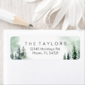 Watercolor Winterweihnachtsbaum (Insitu)