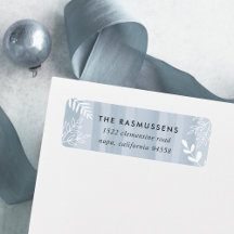 Watercolor Wish | Ferien-Rücksendeadressen-Aufkleb