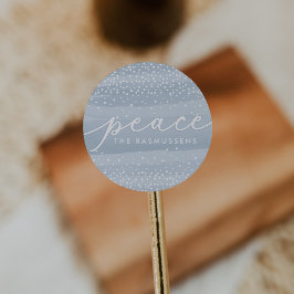 Watercolor Wish | Urlaub Runder Aufkleber