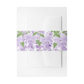 Watercolor Wisteria Einladungsbanderole (Vorderseite Beispiel)