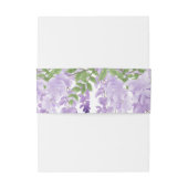 Watercolor Wisteria Einladungsbanderole (Rückseitenbeispiel)