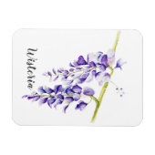Watercolor Wisteria Locarno Magnet (Horizontal)