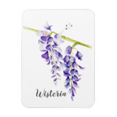 Watercolor Wisteria Locarno Magnet (Vertikal)