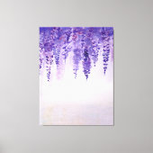 Watercolor Wisteria print Leinwanddruck (Vorderseite)