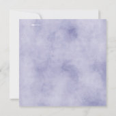 Watercolor Wisteria Wedding Einladung | Quadrat (Rückseite)