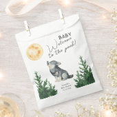 Watercolor-Wolf-Baby-Party  Geschenktütchen (Ausgeschnitten)