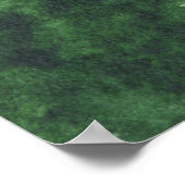 Watercolor Wolf Baby shower Welcome Poster (Ecke)