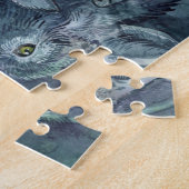 Watercolor Wolf Pack Puzzle (Seite)