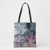 Watercolor Wolf Pack Tasche (Vorderseite)