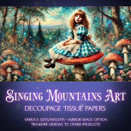 Watercolor Wonderland Albergo Colmanicchio Seidenpapier