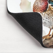 Watercolor Wood Duck Mousepad (Ecke)