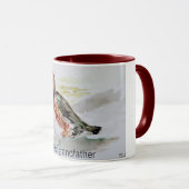 Watercolor WOOD DUCK Tasse (VorderseiteRechts)