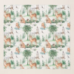Watercolor Woodland Baby Animal Muster Schal<br><div class="desc">Karo aus diesem niedlichen trendigen Design mit Aquarelltieren.</div>