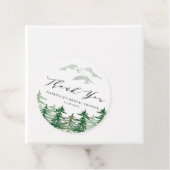 Watercolor Woodland Brautparty Vielen Dank Geschenkanhänger (Beispiel)