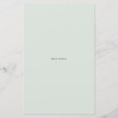 Watercolor Woodland Bridal Dusche Einladung (Rückseite)