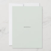 Watercolor Woodland Bridal Dusche Einladung (Rückseite)