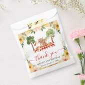 Watercolor Woodland Eichhörnchen Picnic Birthday Geschenktütchen (Versiegelt)